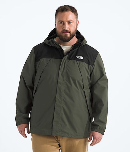 The North Face Men Big Antora Jacket TNF Black New Taupe Green/TNF Black