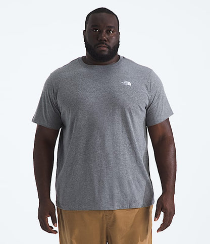 The North Face Men Big Evolution Simple Dome Short-Sleeve Tee TNF Black TNF Mid Grey Heather Sumac