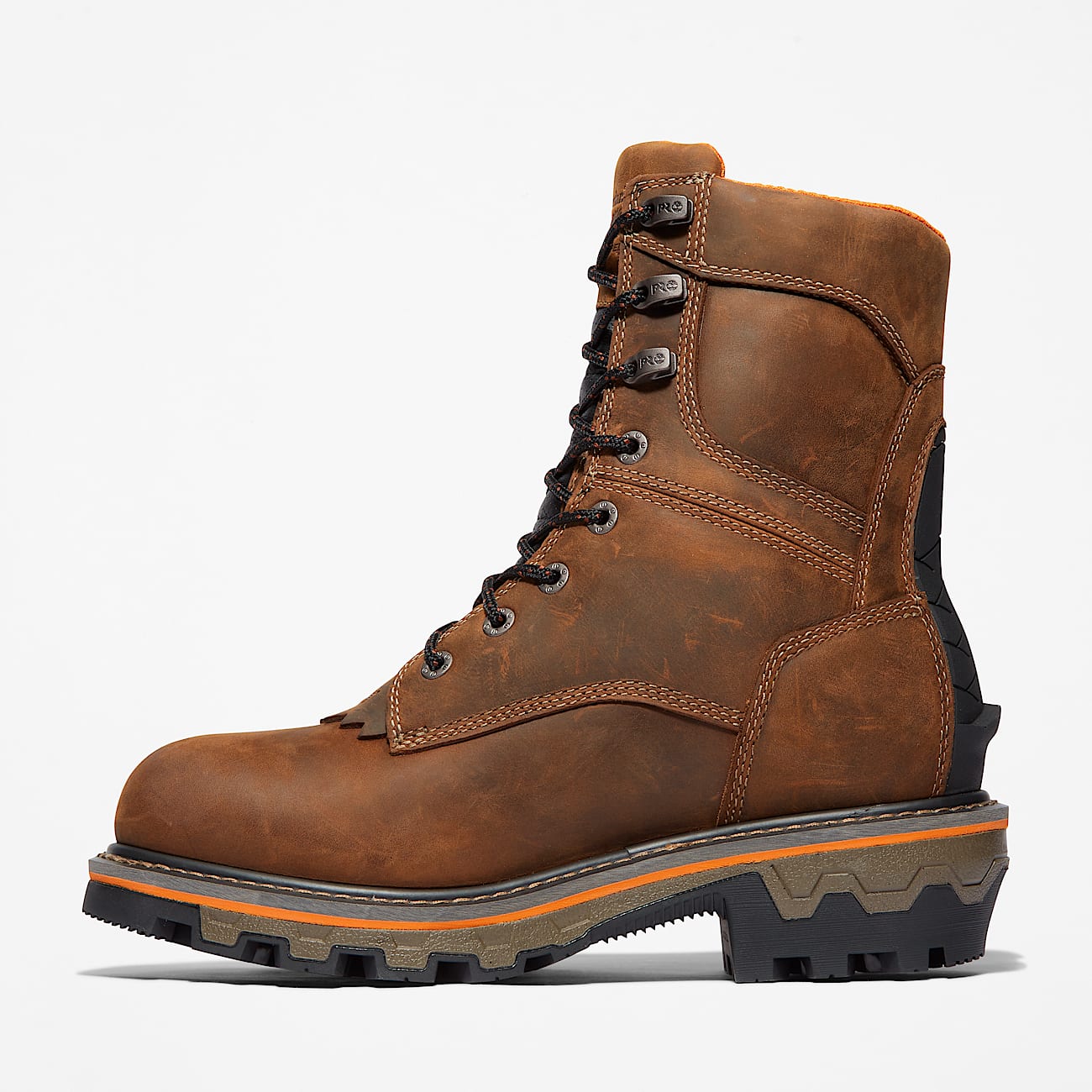 Timberland Men'S Boondock Hd Logger Waterproof Work Boot Brown Earth