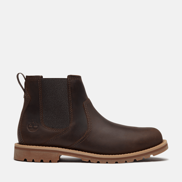 Timberland Britton Falls Chelsea Boot Dark Brown Full-Grain Men'S