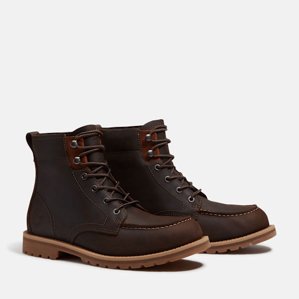 Timberland Britton Falls Mid Waterproof Boot Dark Brown Full-Grain Men'S