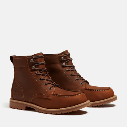 Timberland Britton Falls Mid Waterproof Boot Medium Brown Full-Grain Men'S