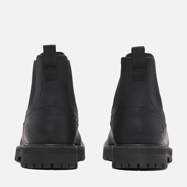 Timberland Britton Road Chelsea Boot Black Full-Grain Men'S