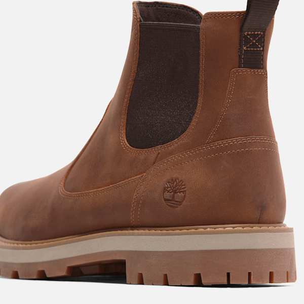 Timberland Britton Road Chelsea Boot Rust Full-Grain Men'S