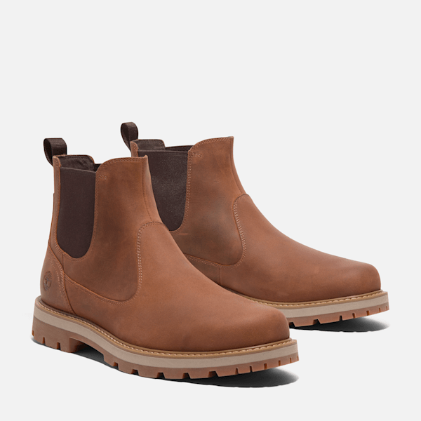 Timberland Britton Road Chelsea Boot Rust Full-Grain Men'S