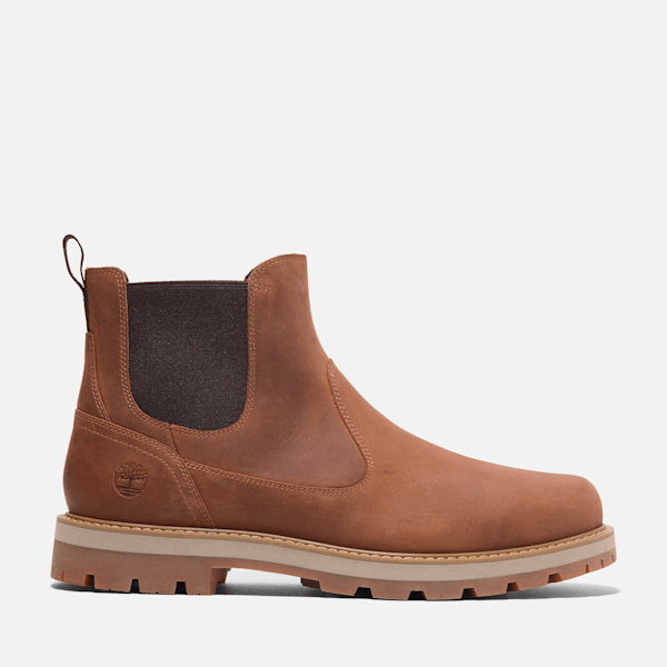 Timberland Britton Road Chelsea Boot Rust Full-Grain Men'S