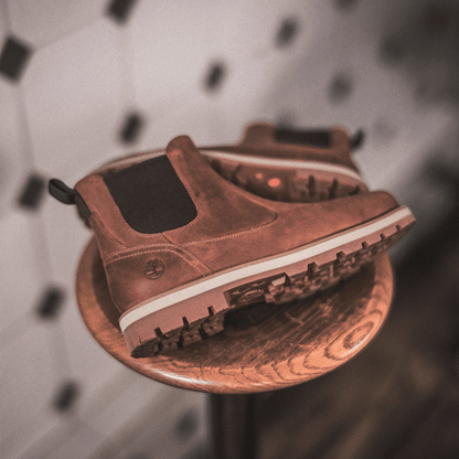 Timberland Britton Road Chelsea Boot Rust Full-Grain Men'S