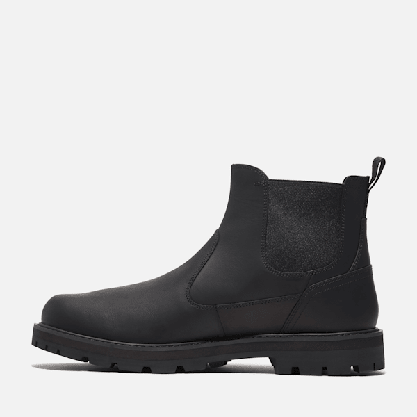 Timberland Britton Road Chelsea Boot Black Full-Grain Men'S