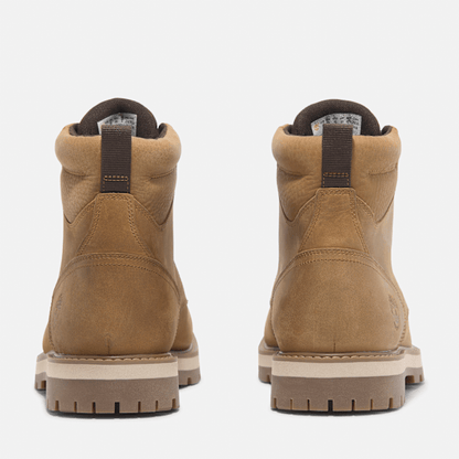 Timberland Britton Road Mid Lace-Up Waterproof Boot Wheat Full-Grain Men'S