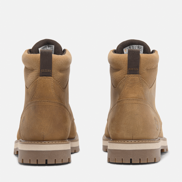 Timberland Britton Road Mid Lace-Up Waterproof Boot Wheat Full-Grain Men'S