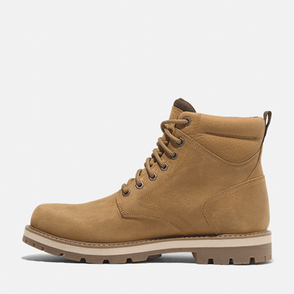 Timberland Britton Road Mid Lace-Up Waterproof Boot Wheat Full-Grain Men'S