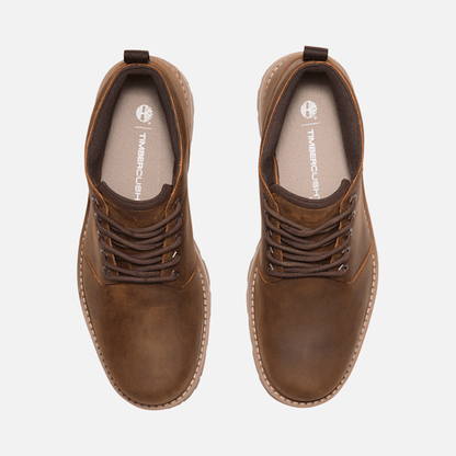 Timberland Britton Road Mid Waterproof Chukka Boot Rust Full-Grain Men'S