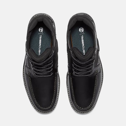 Timberland Britton Road Moc-Toe Boot Black Full-Grain Men'S