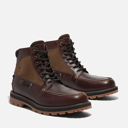 Timberland Britton Road Moc-Toe Boot Root Beer Full-Grain Men'S
