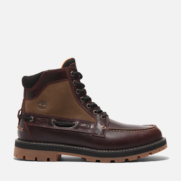Timberland Britton Road Moc-Toe Boot Root Beer Full-Grain Men'S