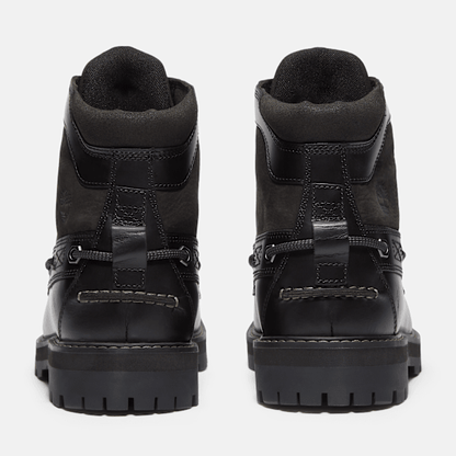 Timberland Britton Road Moc-Toe Boot Black Full-Grain Men'S