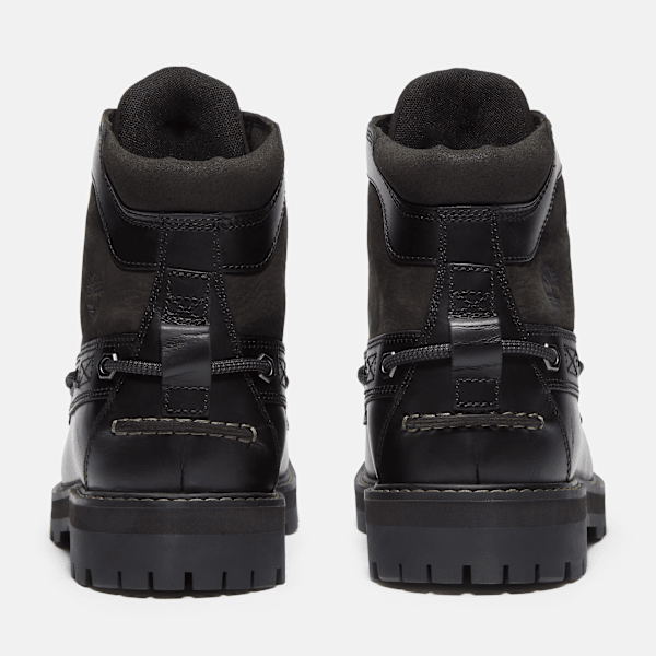 Timberland Britton Road Moc-Toe Boot Black Full-Grain Men'S