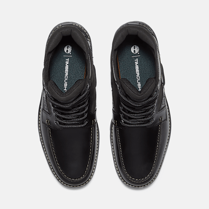 Timberland Britton Road Moc-Toe Boot Black Full-Grain Men'S