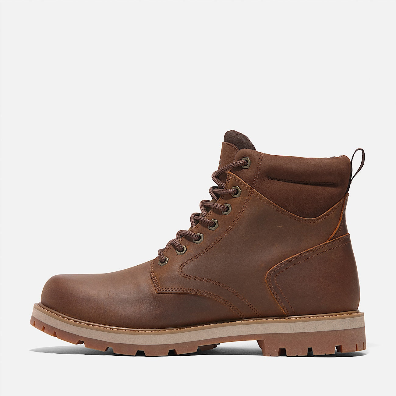 Timberland Men'S Britton Road Waterproof Boot Rust Full-Grain