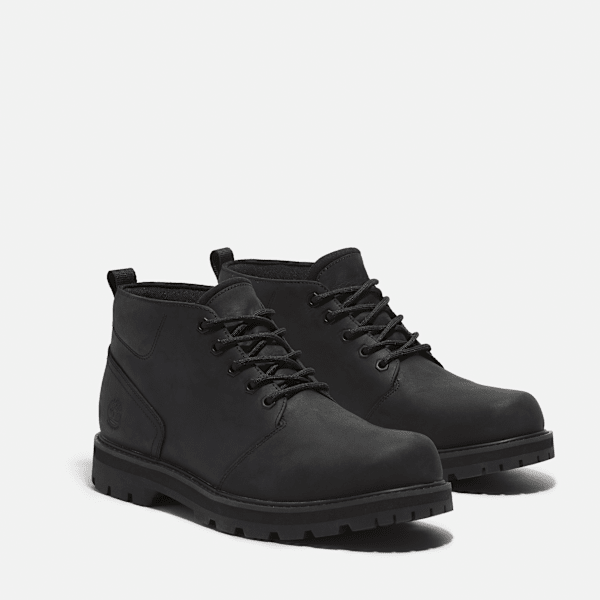 Timberland Britton Road Waterproof Chukka Boot Black Full-Grain Men'S
