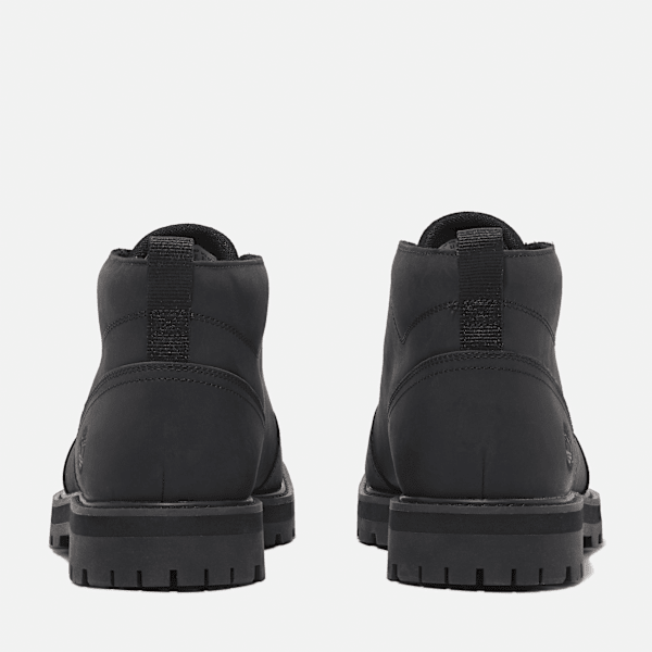Timberland Britton Road Waterproof Chukka Boot Black Full-Grain Men'S