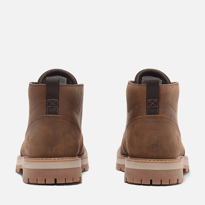 Timberland Britton Road Waterproof Chukka Boot Rust Full-Grain Men'S