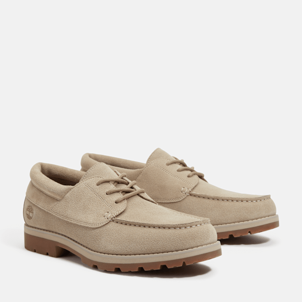 Timberland Britton Square Lace-Up Shoe Light Brown Suede Men'S
