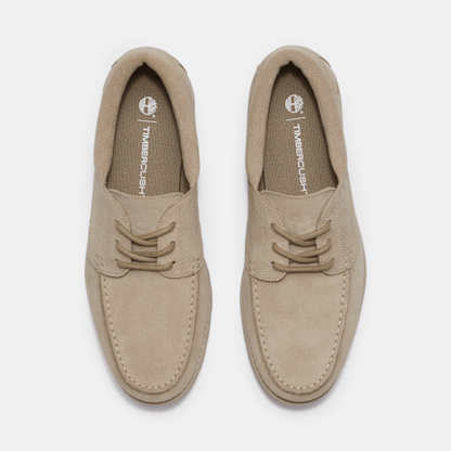 Timberland Britton Square Lace-Up Shoe Light Brown Suede Men'S