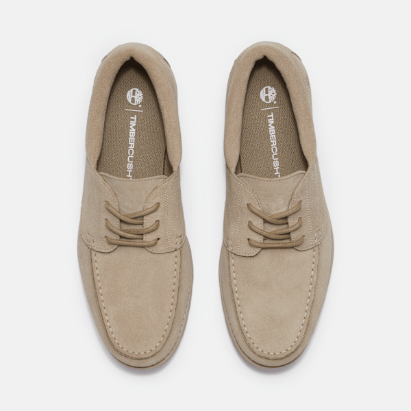 Timberland Britton Square Lace-Up Shoe Light Brown Suede Men'S
