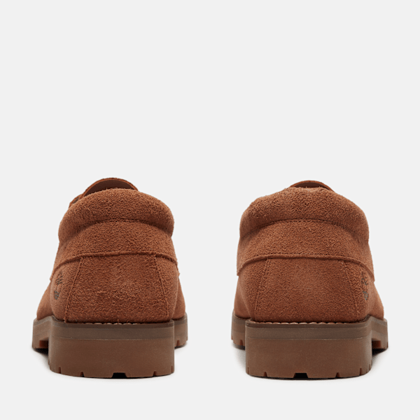 Timberland Britton Square Lace-Up Shoe Rust Suede Men'S