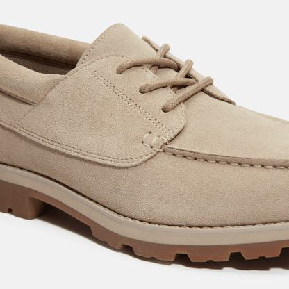 Timberland Britton Square Lace-Up Shoe Light Brown Suede Men'S