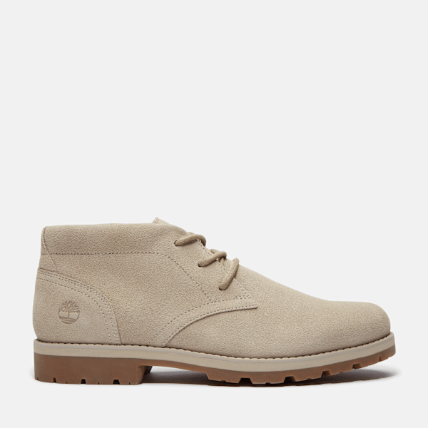 Timberland Britton Square Mid Lace-Up Boot Light Brown Suede Men'S