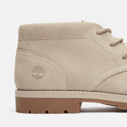 Timberland Britton Square Mid Lace-Up Boot Light Brown Suede Men'S