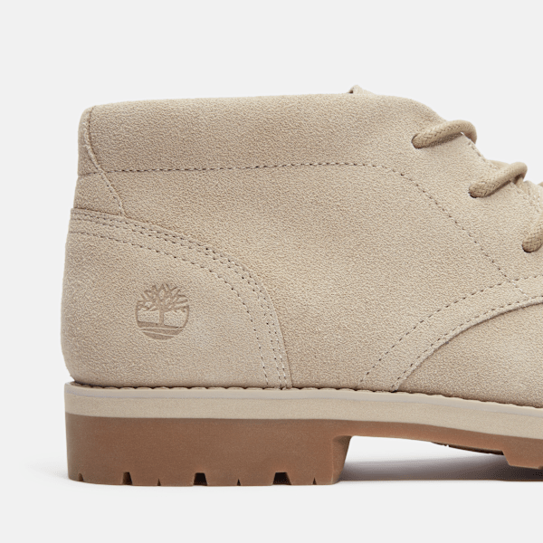 Timberland Britton Square Mid Lace-Up Boot Light Brown Suede Men'S