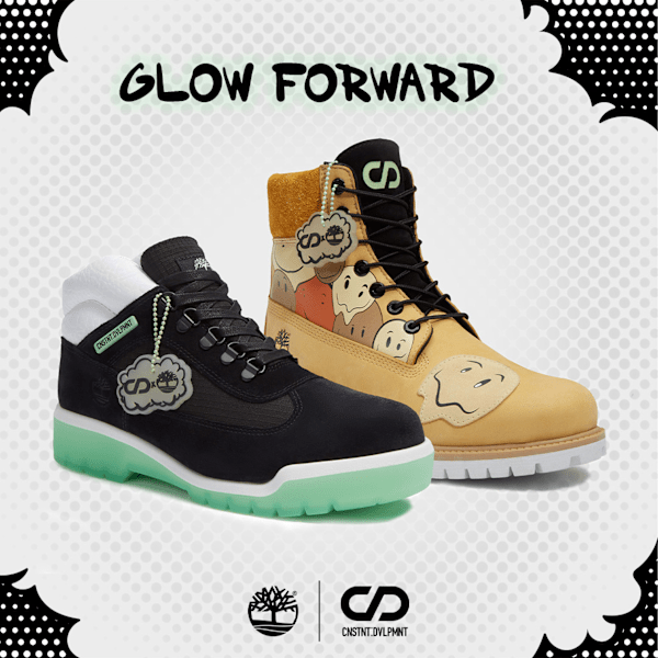 Timberland Cnstnt: Dvlpmnt Waterproof Field Boot Black Suede/Green Men'S