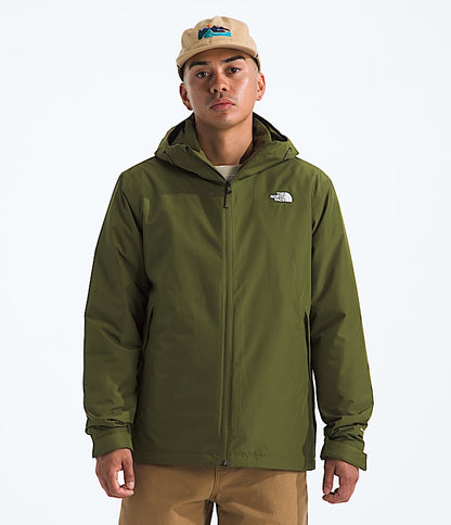 The North Face Men Carto Mono Triclimate Hooded Jacket Woodland Green TNF Black Summit Navy