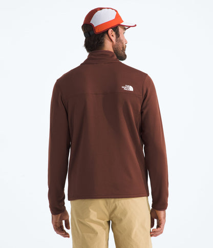 The North Face Men’s Cedar Trail Grid Fleece Full-Zip Jacket Ember Soil