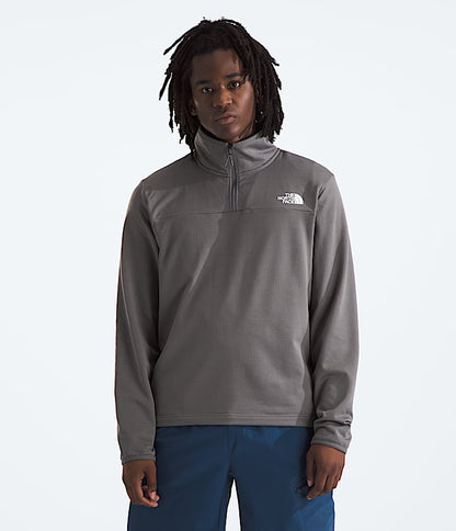 The North Face Men Cedar Trail Grid Fleece Zip Bark Mist TNF Black Summit Navy Dusk Blue Mushroom Grey Smoked Pearl Sumac
