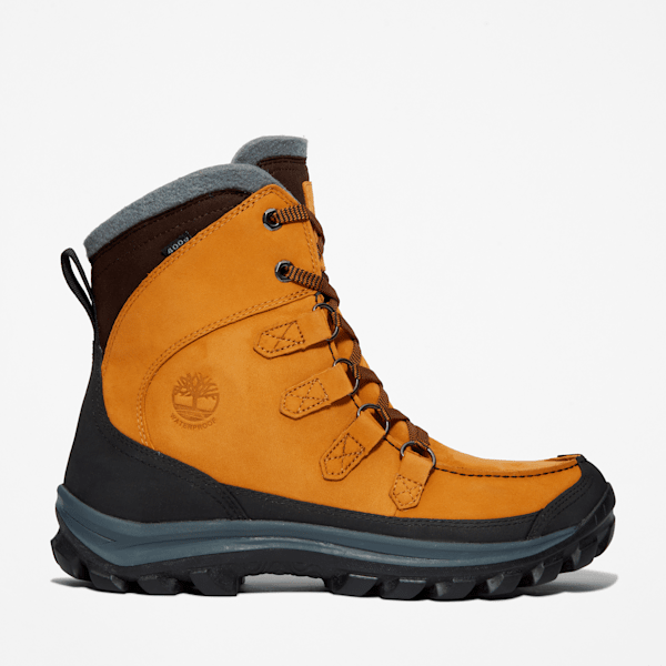 Timberland Mens Chillberg Waterproof Winter Boot Wheat Nubuck