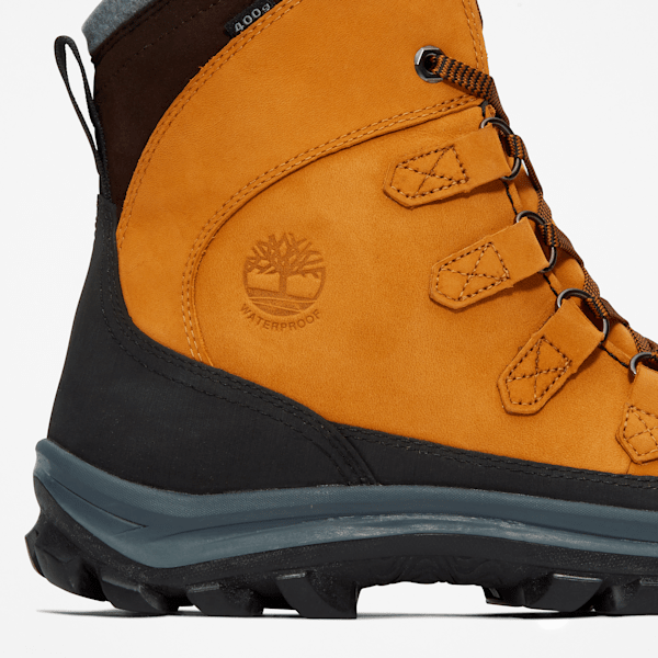 Timberland Mens Chillberg Waterproof Winter Boot Wheat Nubuck