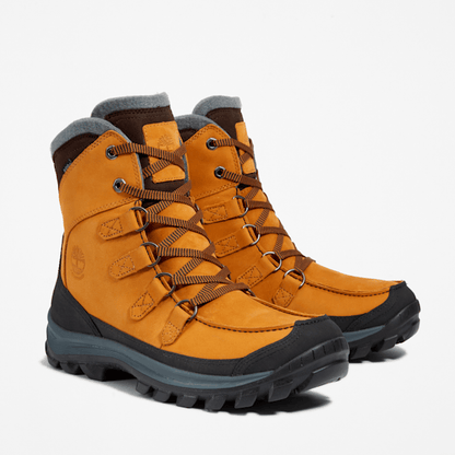 Timberland Mens Chillberg Waterproof Winter Boot Wheat Nubuck
