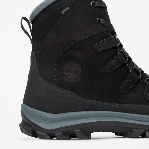 Timberland Mens Chillberg Waterproof Winter Boot Black Nubuck