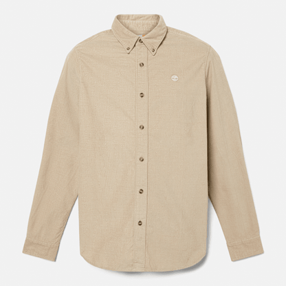 Timberland Corduroy Shirt Taupe Men'S