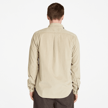 Timberland Corduroy Shirt Taupe Men'S