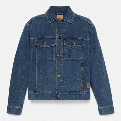Timberland Denim Jacket Mid Indigo Men'S