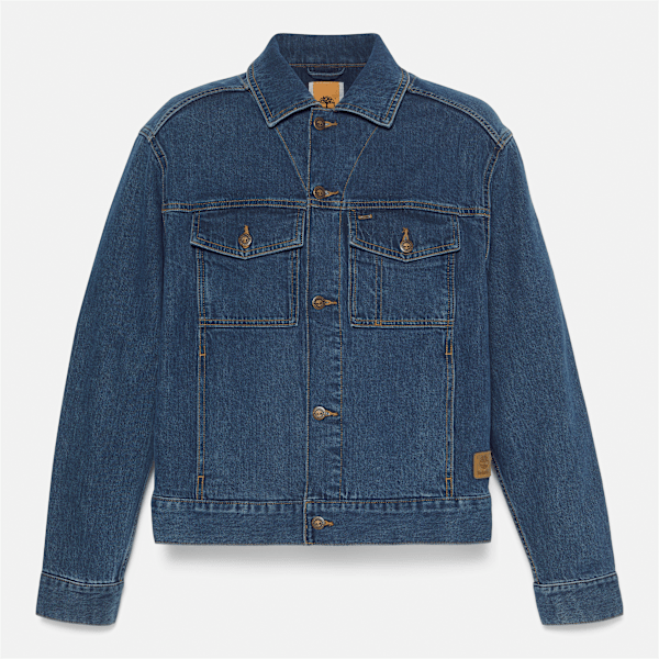 Timberland Denim Jacket Mid Indigo Men'S