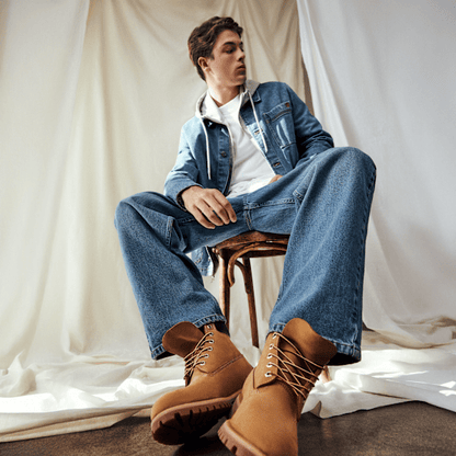 Timberland Denim Jacket Mid Indigo Men'S