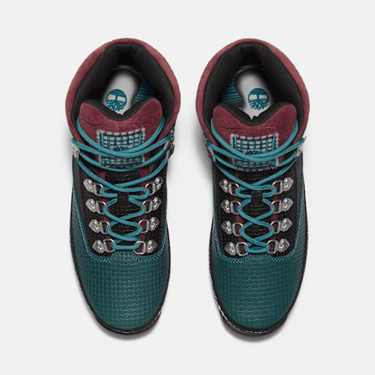 Timberland Mens Dia De Muertos Euro Hiker Boot Teal Full-Grain