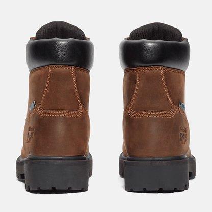 Timberland Direct Attach 6" Soft Toe Waterproof Work Boot Brown Men'S