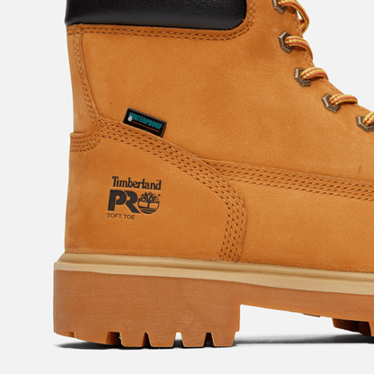 Timberland Direct Attach 6" Soft Toe Waterproof Work Boot Wheat Men'S